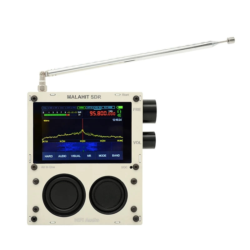 50k-200mhz 400-2ghz Sdr Malachite Receiver 3.5 Inch Ips Touching Screen  Software Radio Sdr Receiver