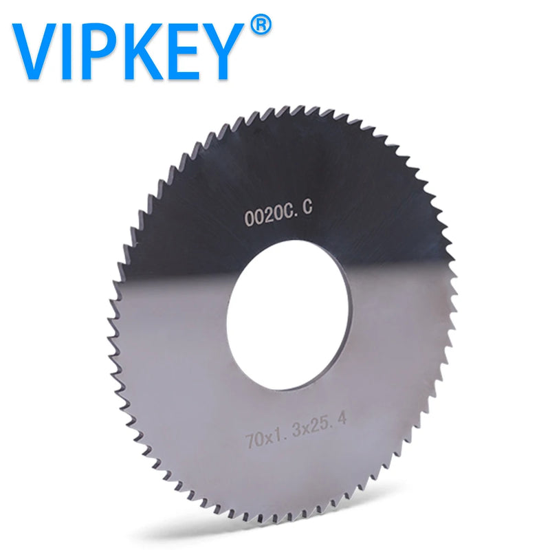 0020C.C 70*1.3*25.4mm*72T Carbide tungsten flat teeth key cutter  circular  saw blade used for 100D 100E1 100F1 key  machine