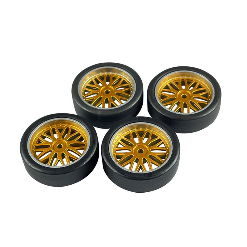 4PCS Upgraded Drift Tires Wheels LA0034 for LDR/C LD-A86 1/18 On-Road RC Vehicles Models Spare Parts