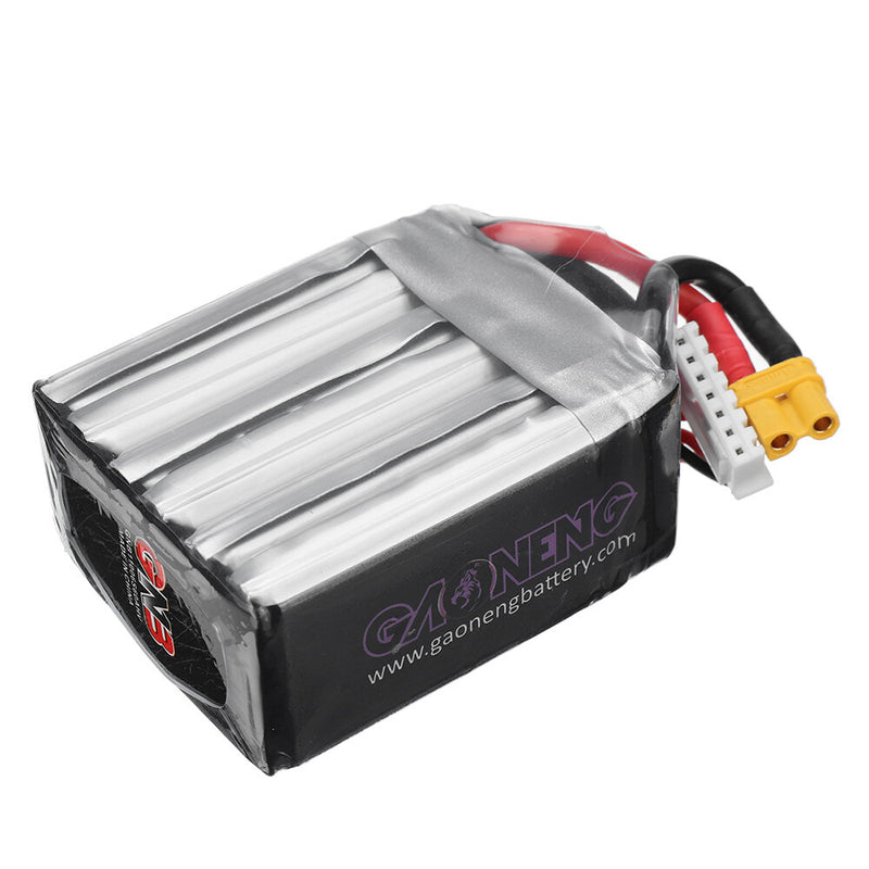 Gaoneng GNB 22.8V 1100mAh 60C 6S LiPo Battery XT30/XT60 Plug for SpeedyBee Bee35 FPV Racing Drone