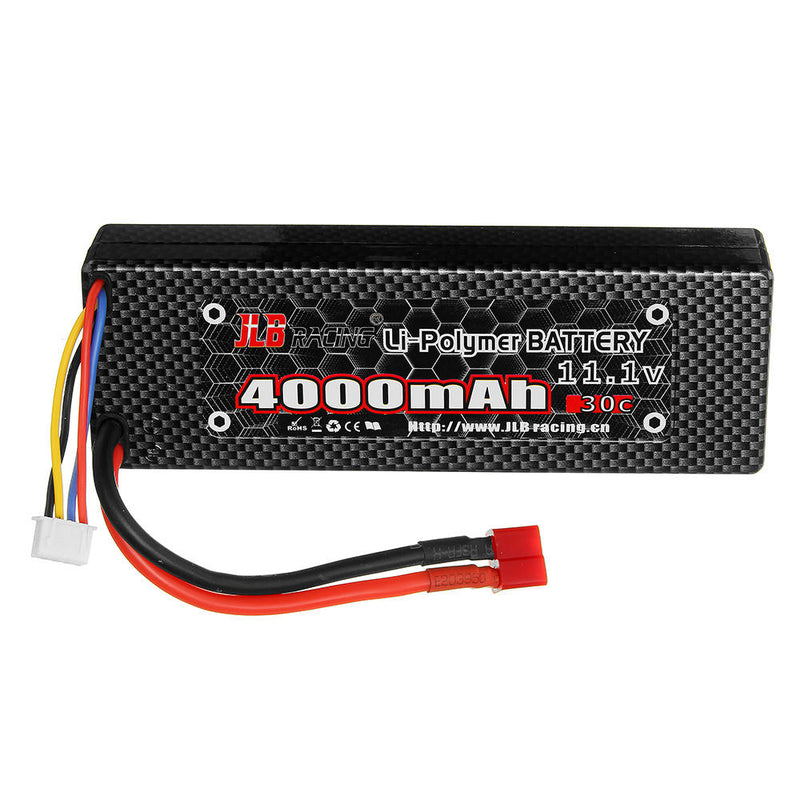 JLB Racing 11.1V 4000mAh 30C 3S Lipo Battery EA1067 T Plug for 11101 21101 31101 J3 1/10 Rc Car