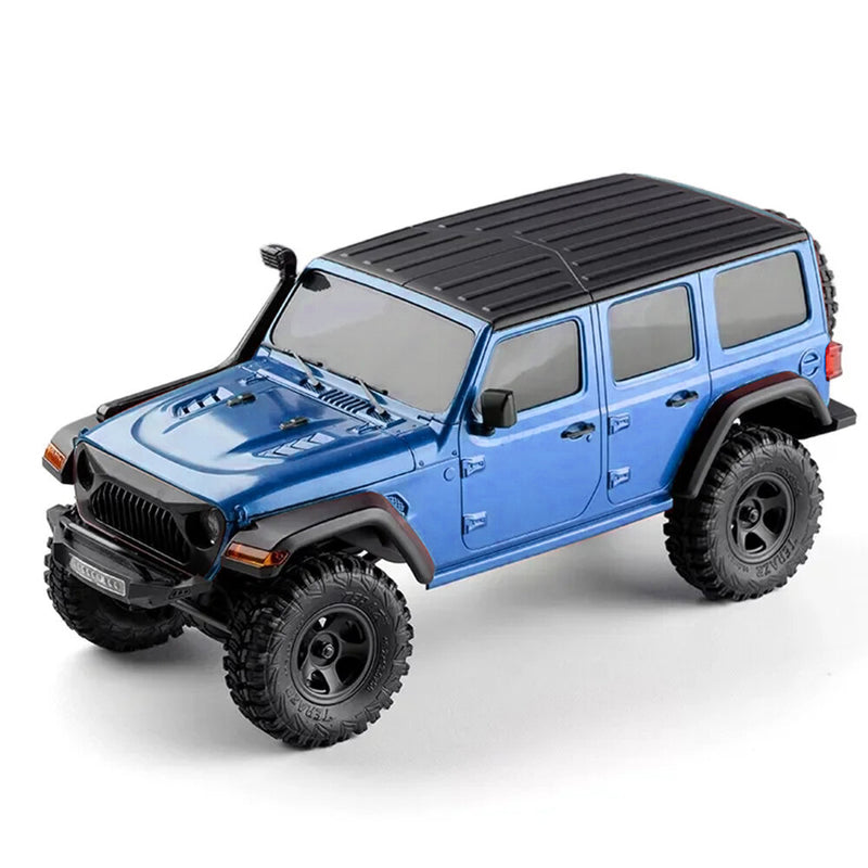 FMS 11804 EazyRC Thunder Storm RTR 1/18 2.4G 4WD RC Car 4x4 Off Road Climbing Truck Rock Crawler LED Lights Mini Simulation Vehicle Electric Remote Control Model Kids Adult Toys