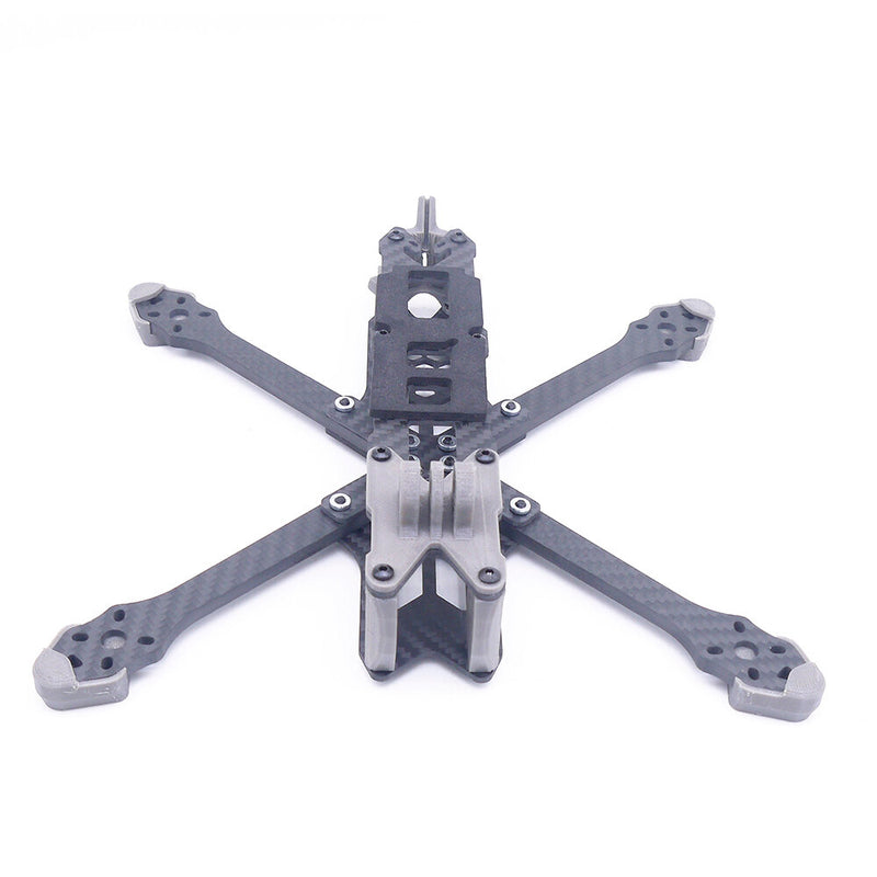 TEOSAW Dipper 5 230mm Wheelbase 5mm Arm Thickness X Type 5 Inch Freestyle Frame Kit Support VISTA / DJI Air Unit for RC Drone FPV Racing