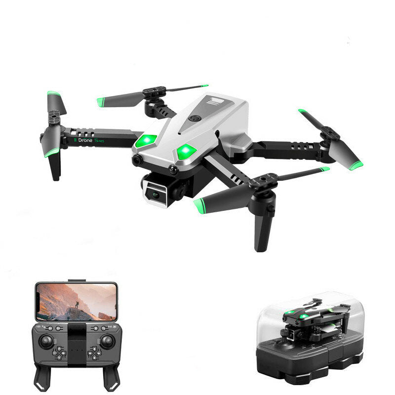 YLR/C S125 WiFi FPV with HD Dual Camera 360° Infrared Obstacle Avoidance Optical Flow Positioning Integrated Storage LED Foldable RC Drone Quadcopter RTF