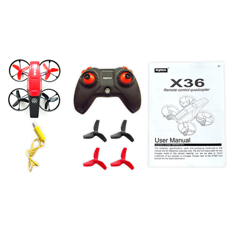 SYMA X36 Infrared Obstacle Avoidance Altitude Hold Mode 360° Filp Stunt Flight 2.4G Toys Kids Gift RC Drone Quadcopter RTF