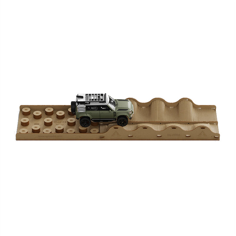 SG PP04 Desktop Simulation Off-road Bridge Obstacle Course for SG 2402 1/24 RC Car Vehicles Model Rock Crawler Toy Wooden Field