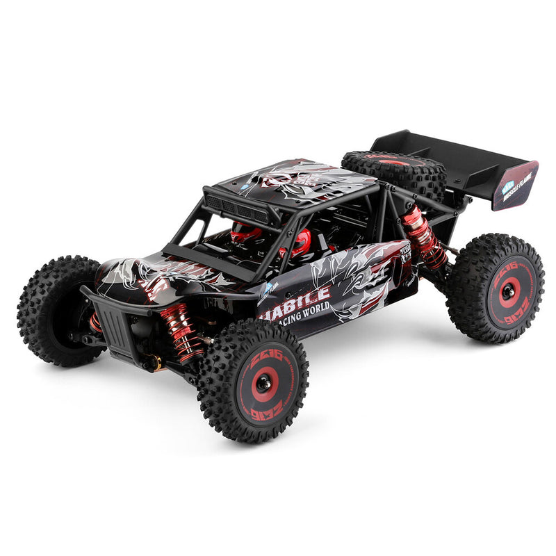 Wltoys 124016 V2 1/12 4WD 2.4G RC Car Brushless Desert Truck Off-Road Vehicle Models High Speed 75km/h Metal Chassis