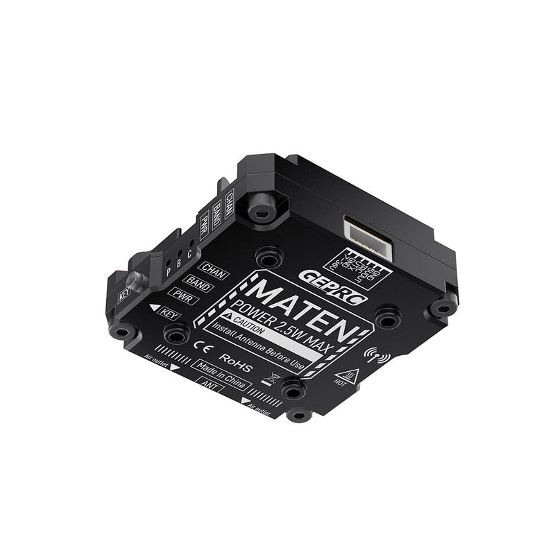 GEPRC MATEN 5.8G 48CH Pit/25mW/200mW/600mW/1600mW/2500mW 2.5W VTX PRO Built-in Microphone MMCX FPV Transmitter for RC Drone Long Range