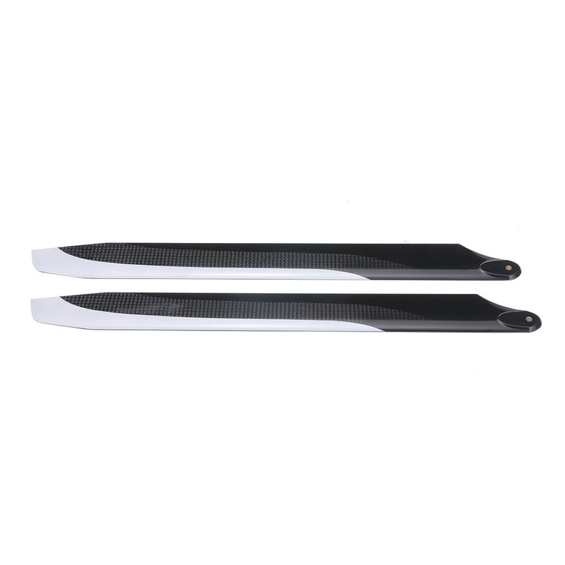 1pair PUDU 350mm Carbon Fiber Main Rotor Blade Propeller For RC Helicopter