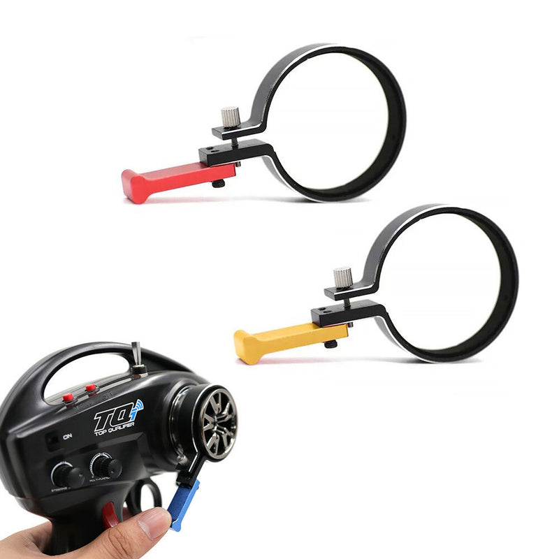 RC Transmitter Steering Wheel Aluminum Alloy Trigger Release for RC Car Boat Tank Robot Model Accessories