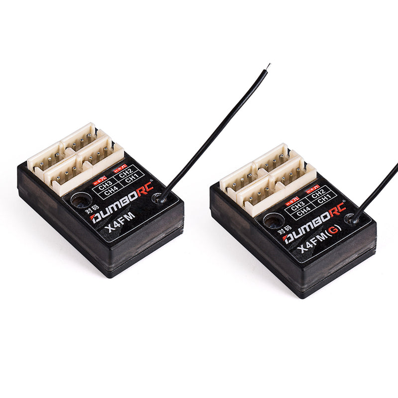 Dumborc X4FM(G) 2.4GHz 4CH RC Receiver Support Gyro for X4 X5 X6 X6PM Radio Transmitter