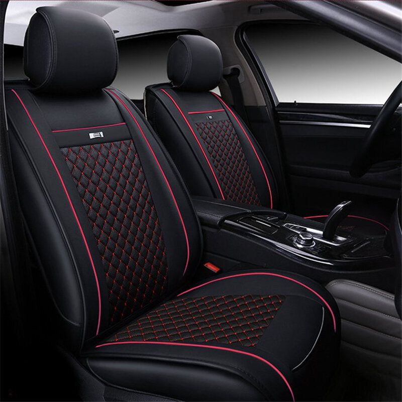 Universal Car Seat Cover 3D Breathable PU Leather Pad Mat for Auto Chair Cushion