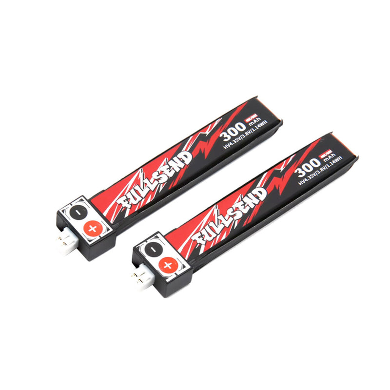 5 PCS iFlight FULLSEND 1S HV 4.35V 300mAh 40C Lipo Battery JST PH2.0 for A65 Tiny Whoop RC FPV Racing Drone