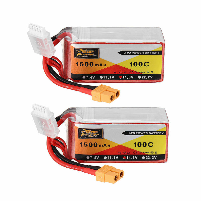 ZOP POWER 14.8V 1500mAH 100C 4S Lipo Battery With XT60 Plug for Eachine Wizard X220S FPV Racer RC Drone