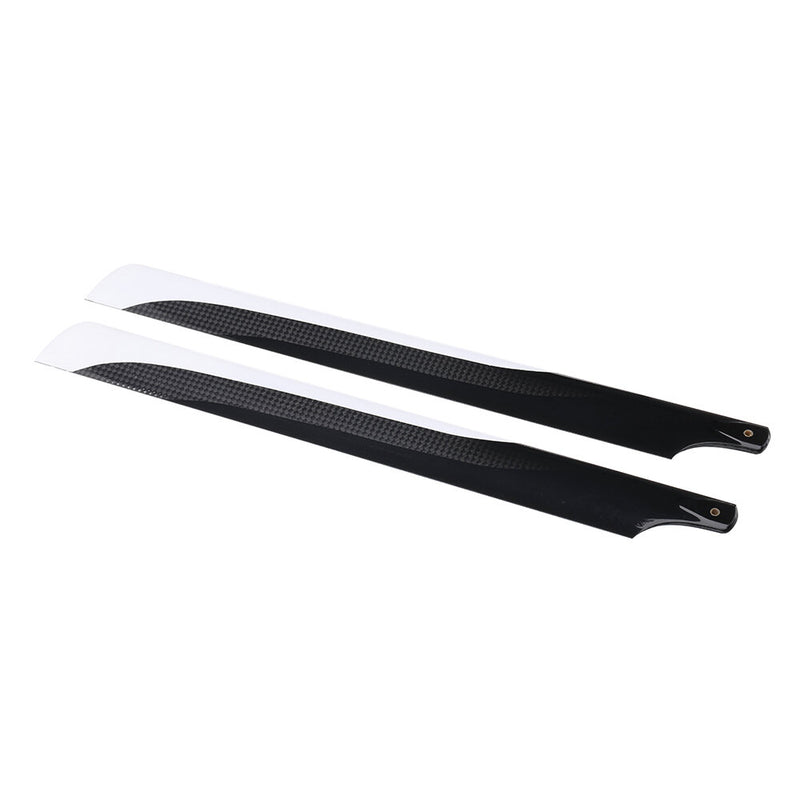 1pair PUDU 330mm Carbon Fiber Main Rotor Blade Propeller For RC Helicopter