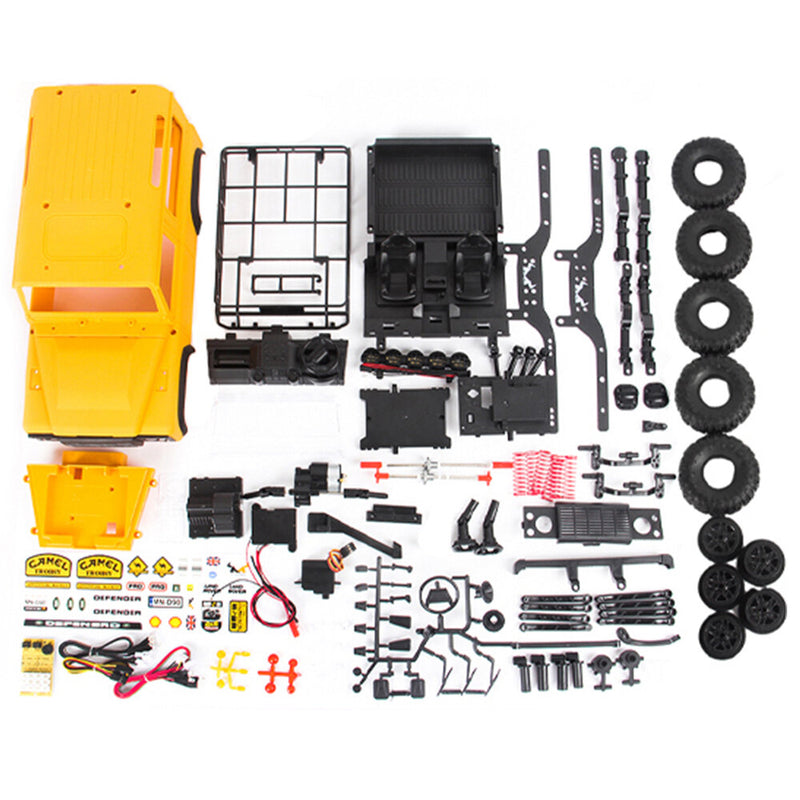 MNRC MN98 KIT 1/12 4WD RC Car DIY Unassembled for Land Rover Rock Crawler LED Light Climbing Off-Road Truck Vehicles Models Toy