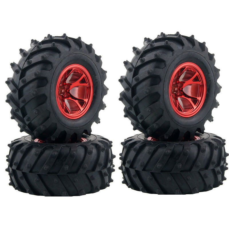 4Pcs/Per Austar Wheel Tires Plastic Wheel Rims for 1/10 RC Crawler HSP HPI Car Parts