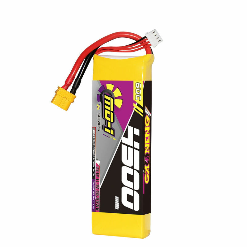 Gaoneng GNB 11.1V 4500mAh 60C 3S LiPo Battery T Plug / XT60 Plug for 1/10 1/8 1/7 Scale RC Car RC Airplane Helicopter MultiCopter RC Boat