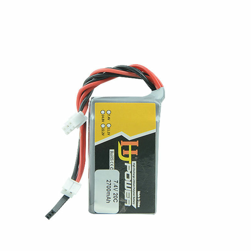 HJ Power 7.4V 2700mAh 20C 2S LiPo Battery JR Plug for LRP VTEC Receiver