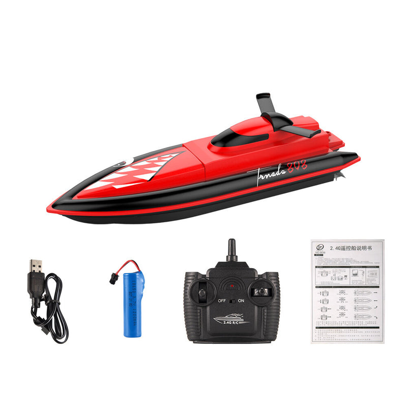 808 Shark High Speed 2.4Ghz Remote Control RC Boat with Dual Motor 25km/h