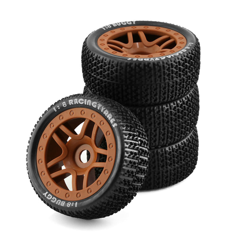 4PCS Off Road Tires Wheel 17mm Hex Hubs for 1/8 RC Racing Car ARRMA Maxx Sledge HPI HSP Kyosho ZD RC Car Parts