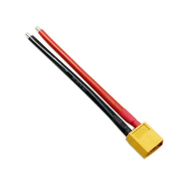 5PCS XT60 Male Plug 12AWG 10cm With Wire