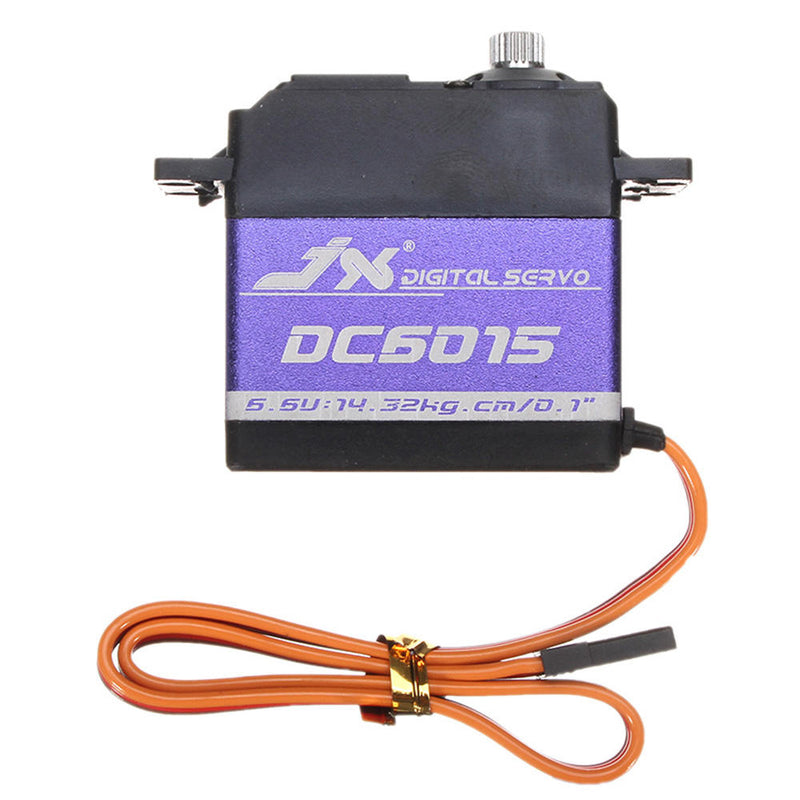 4PCS JX DC6015 14.32KG DC Metal Gear High Torque Standard Angle Digital Servo For RC Model Transmitter Radio