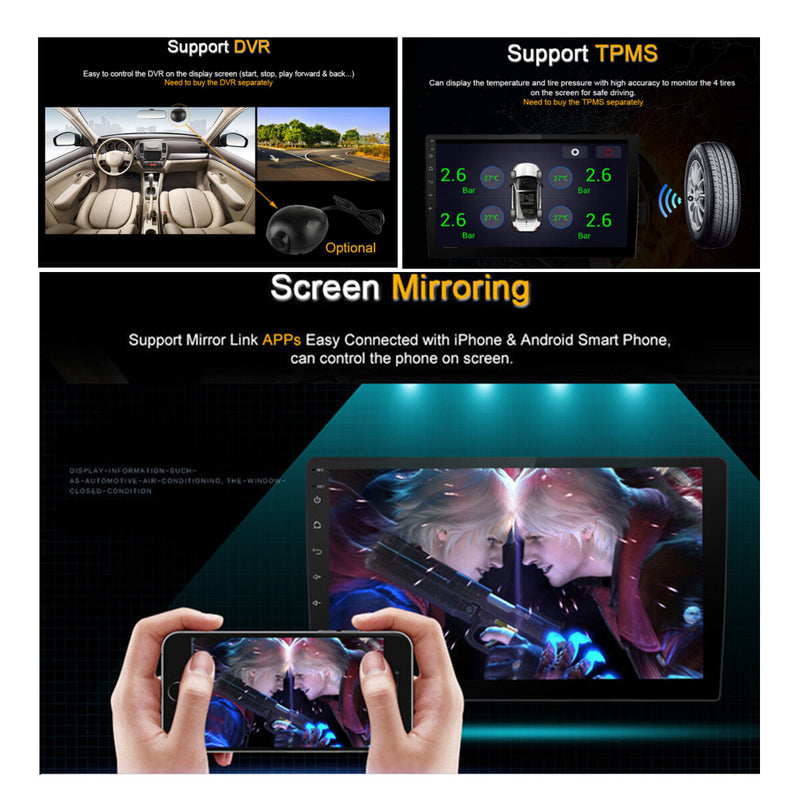 [upgrade]iMars 9" 2Din 2+32G with Carplay for Android 10.0 Car Stereo Radio IPS 2.5D Touch Screen MP5 Player GPS WIFI FM