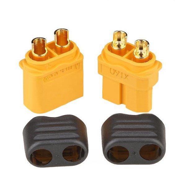 10 Pairs Amass XT60+ Plug Connector With Sheath Housing Male & Female For RC Drone