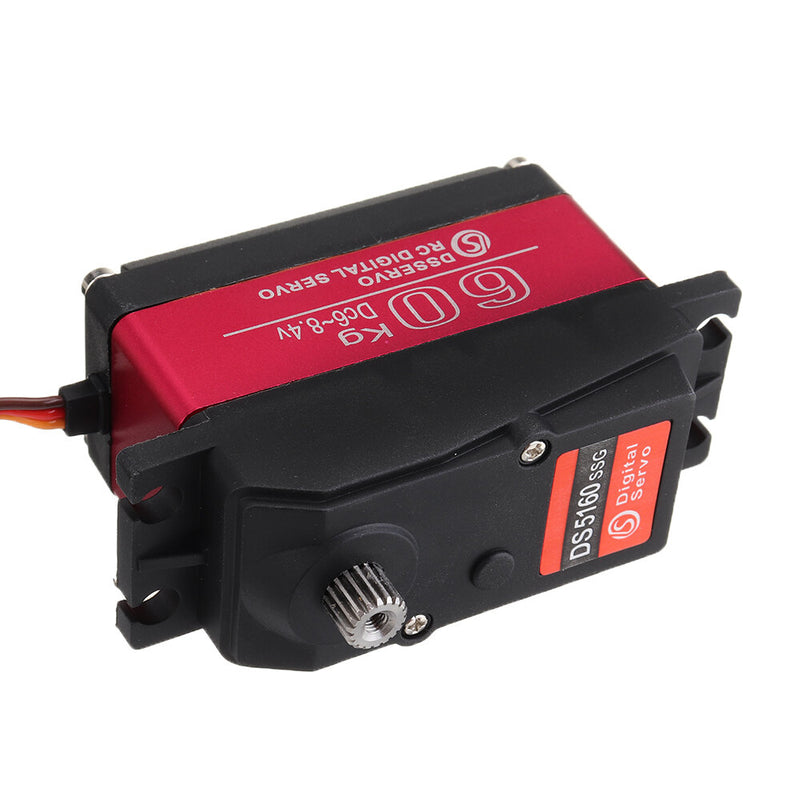 DSSERVO DS5160 HV 60kg 180°/270° 18T Metal Gear Digital Servo For 1/5 Redcat HPI Baja 5B SS RC Car Compatible SAVOX-0236 LOSI XL 5T