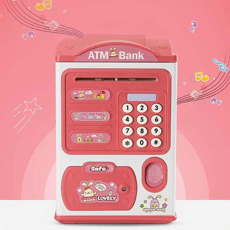 Saving Box Money Bank Fingerprint Music Bank Money Saving Box Toy Gift For Kids