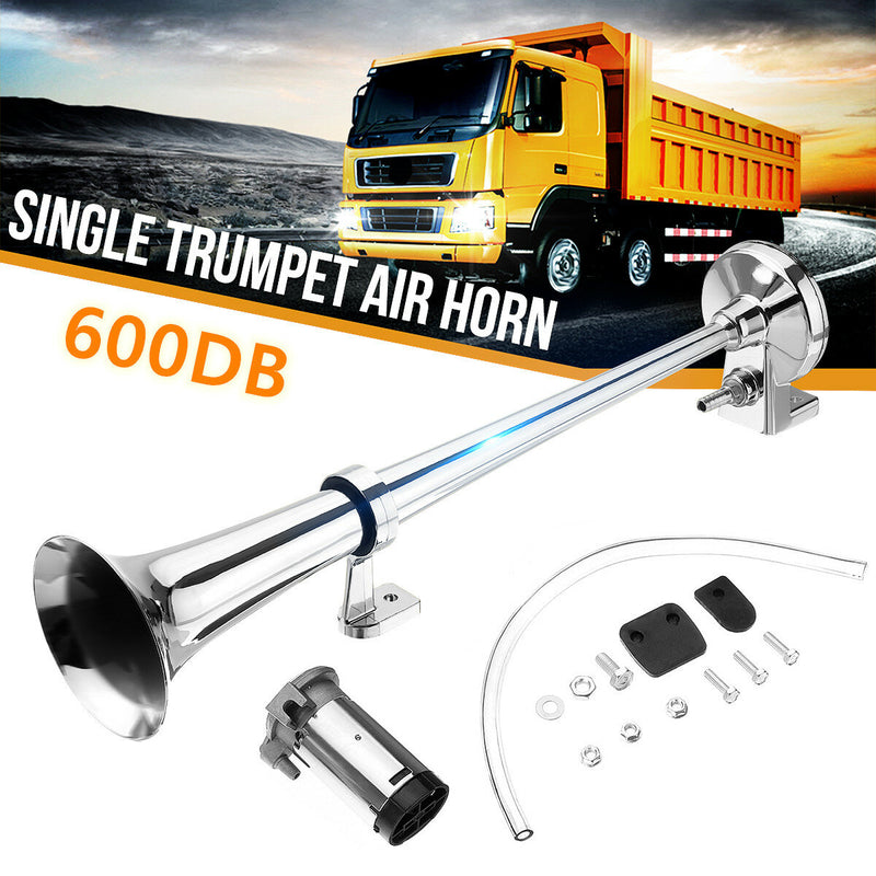 12V 120hz 178DB Single Trumpet Electric Air Horn Compressor for Van Train Car Truck Boat