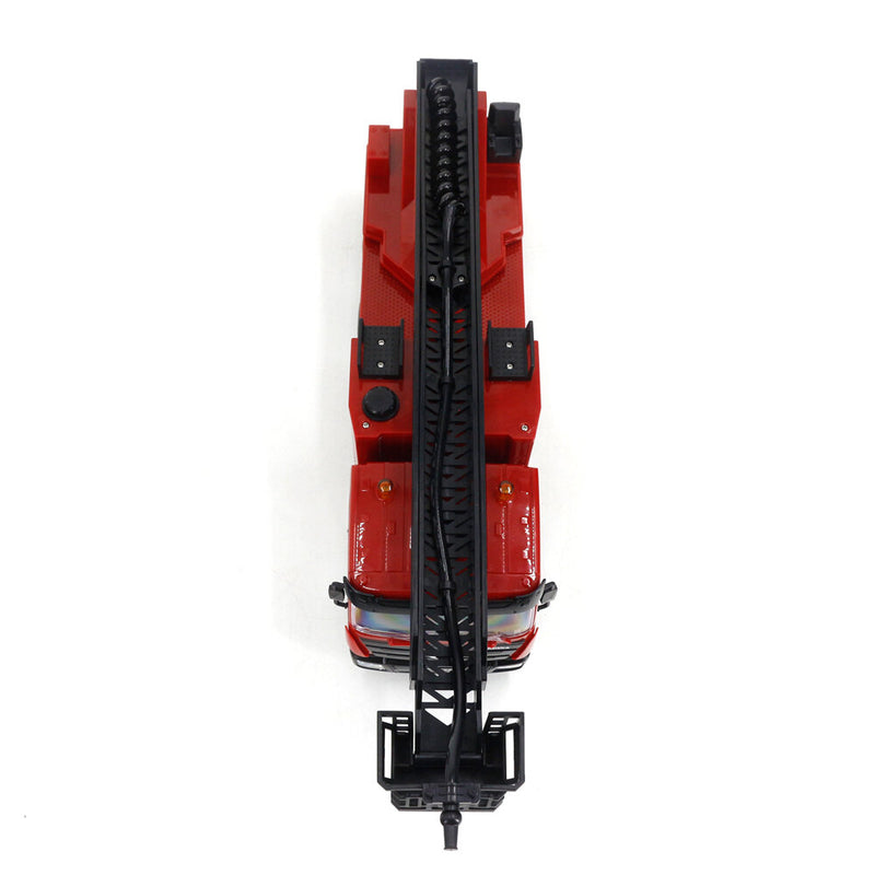 HUINA 1361 1/18 9CH Semi-Alloy Remote Control Engineering Toy Fire Climbing Rescue Aerial Ladder Vehicle RC Car Models