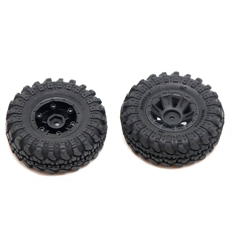 4PCS Tires Wheels for 1/24 Axial SCX24 90081 XIAOMI Jimny Sierra RC Car Vehicles Models Spare Parts