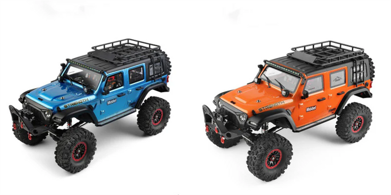 Wltoys 104010 RTR 1/10 2.4G 4WD RC Car Rock Crawler Off-Road Climbing Truck Full Proportional LED Light Vehicles Models Toys