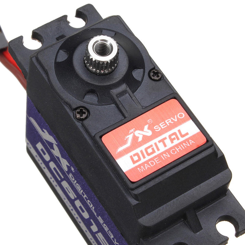 4PCS JX DC6015 14.32KG DC Metal Gear High Torque Standard Angle Digital Servo For RC Model Transmitter Radio