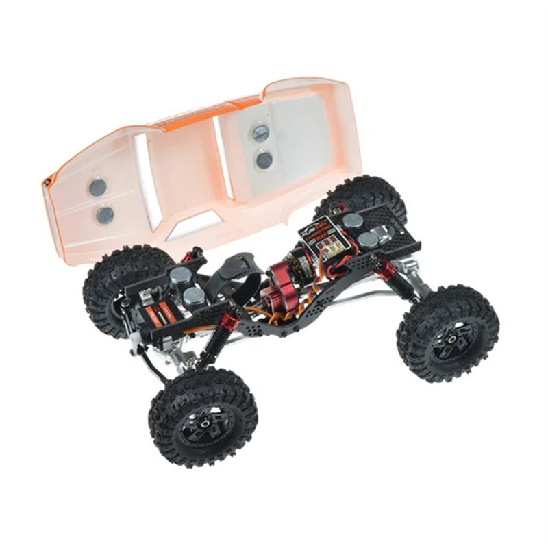 Furitek 2519 CAYMAN PRO V2 1/18 2.4G 4WD Brushless RC Car Rock Crawler Premium Monster Off-Road Truck Climbing Vehicles Full Proportional Models Oil Shocks Portal Axles Toys