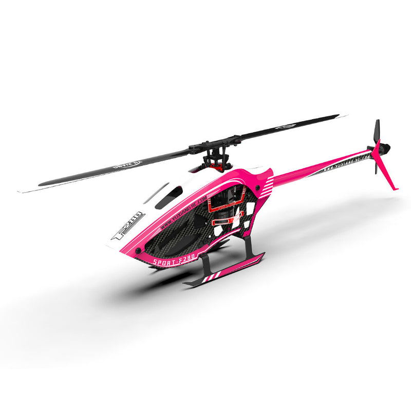 YXZNRC F280 2.4G 6CH 6-Axis Gyro 3D6G Dual Brushless Direct Drive Motor Flybarless RC Helicopter