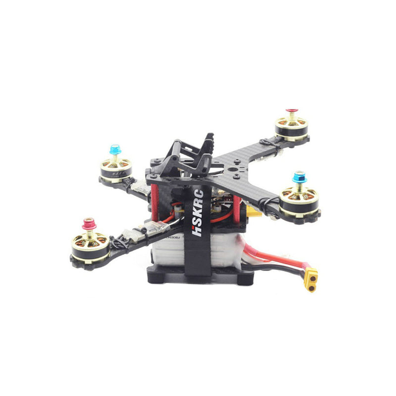 HSKRC 75x45mm/ 85x45mm/ 95x45mm Lipo Battery Handing Protective Mount Plate w/ Battery Strap & M3 Sponge for 210mm RC Drone FPV Racing