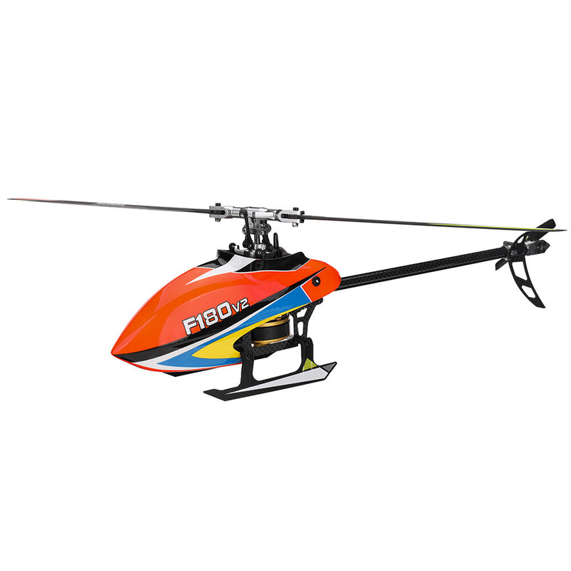 Eachine & YXZNRC F180 V2 6CH 3D6G System Dual Brushless Direct Drive Motor Flybarless RC Helicopter BNF Compatible with FUTABA S-FHSS