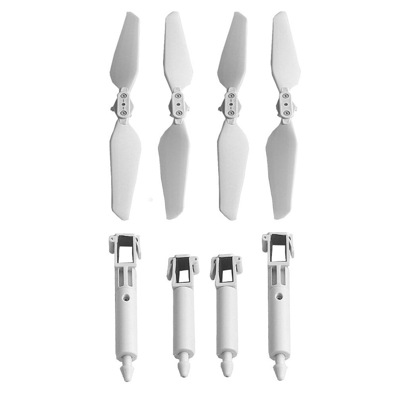 4PCS Spare Propellers with 4PCS Shock Absorber Landing Gear Extended Heighten Leg Tripod for FIMI X8SE 2020 /X8SE 2022 RC Drone