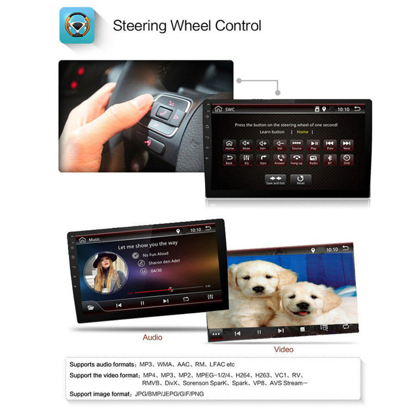 [upgrade]iMars 9" 2Din 2+32G with Carplay for Android 10.0 Car Stereo Radio IPS 2.5D Touch Screen MP5 Player GPS WIFI FM