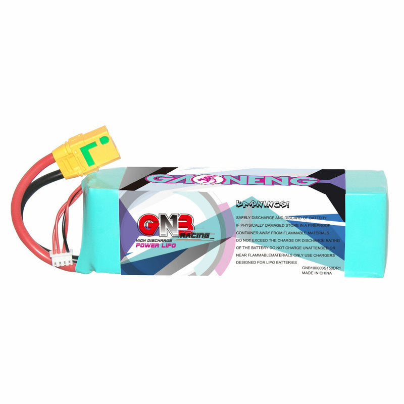 Gaoneng 14.8V 10000mAh 150C 4S LiPo Battery T/XT60/XT90S Plug for 1/8 RC Cars