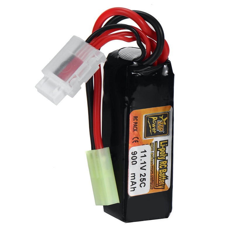 ZOP Power 3S 11.1V 900mAh 25C LiPo Battery T Plug for RC Car Helicopter Airplane FPV Racing Drone