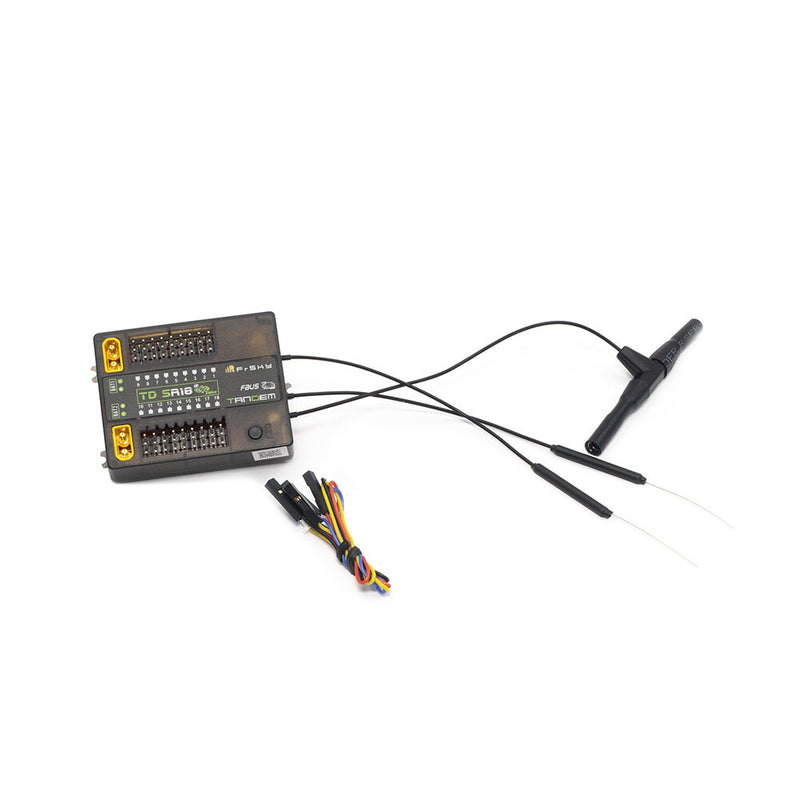 FrSky Tandem TD Series TD SR18 2.4GHz/900MHz 18CH Dual-Band Long Range RC Receiver With Triple Antenna for FPV RC Racer Drone