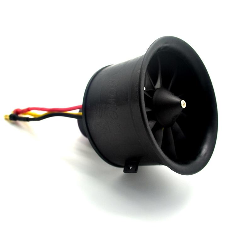 Powerfun EDF 64mm Ducted Fan 4S 3500KV Brushless Motor 11 Blades Propeller for RC Airplane Plane Jet