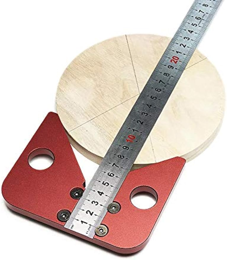 Center Finder Line Gauge Square Center Scribe Carpenter Woodworking Ruler 45 Degrees Angle Line Caliber Marking Ruler Wood Measuring Scribe Tool