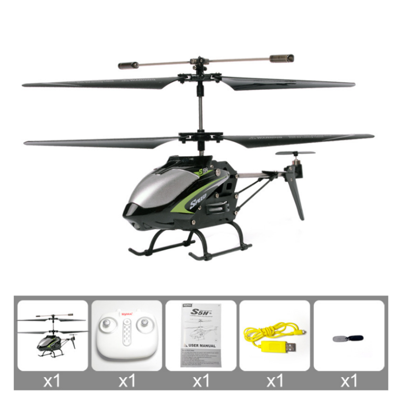 SYMA S5H 2.4Ghz 3CH Hovering One Key Take Off/Landing Alloy RC Helicopter RTF With Gyro