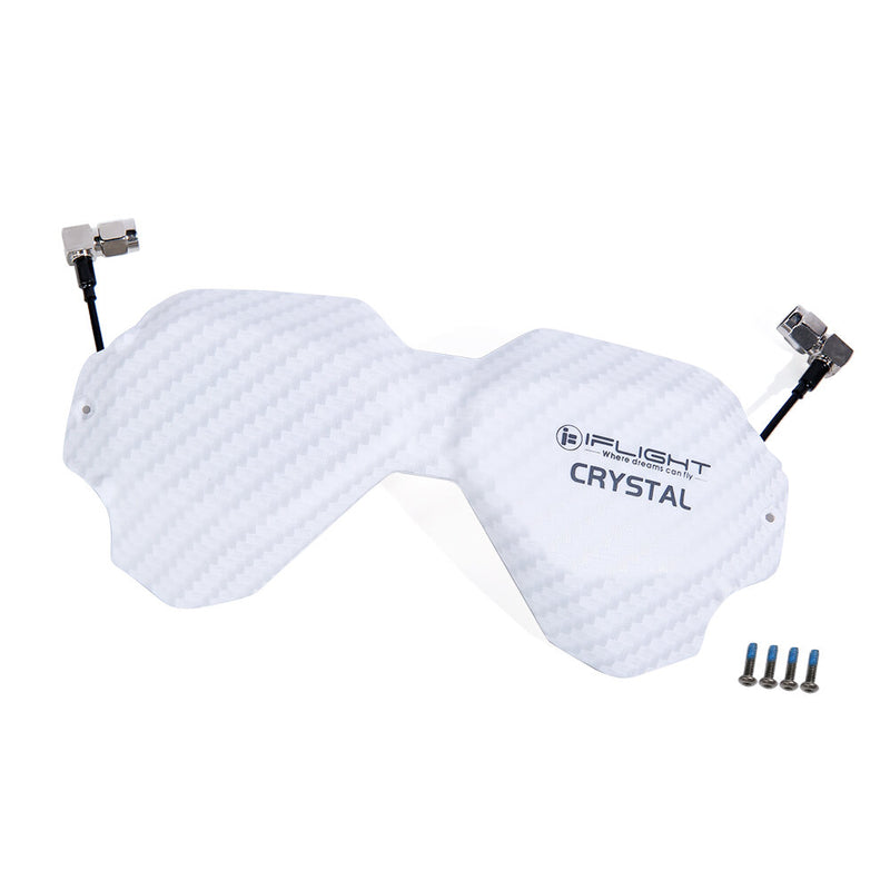 iFlight Crystal HD Patch 5.8GHz 9dBi Directional Circular Polarized High Gain Flat Panel FPV Antenna RHCP LHCP RP-SMA With Casing Subby Antenna Combo for DJI FPV Goggles