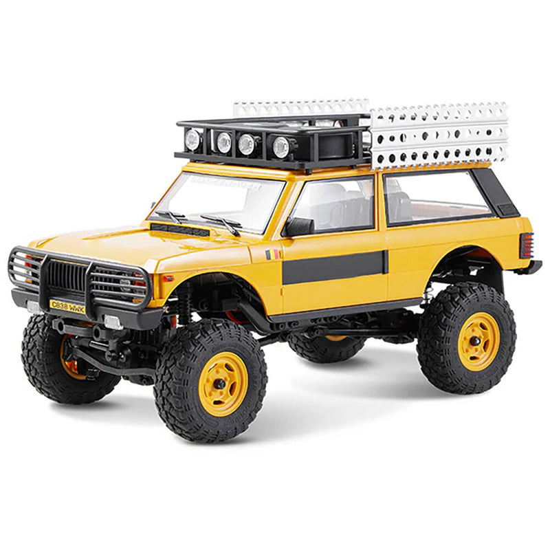 FMS FCX24M RTR 1/24 2.4G 4WD RC Car for Land Rover Camel Trophy Edition Rock Crawler Off-Road Climbing Truck Two Speed LED Lights Vehicles Models Oil Filled Shocks Toys